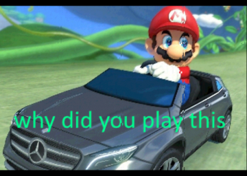 Mario Aimlessly Drives a Car Around the City 64