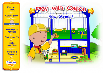 Caillou Games - PBS Kids