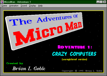 The Adventures of MicroMan Adventure 1: Crazy Computers