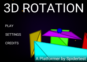 3D Rotation Platformer
