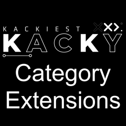 Kackiest Kacky Category Extension