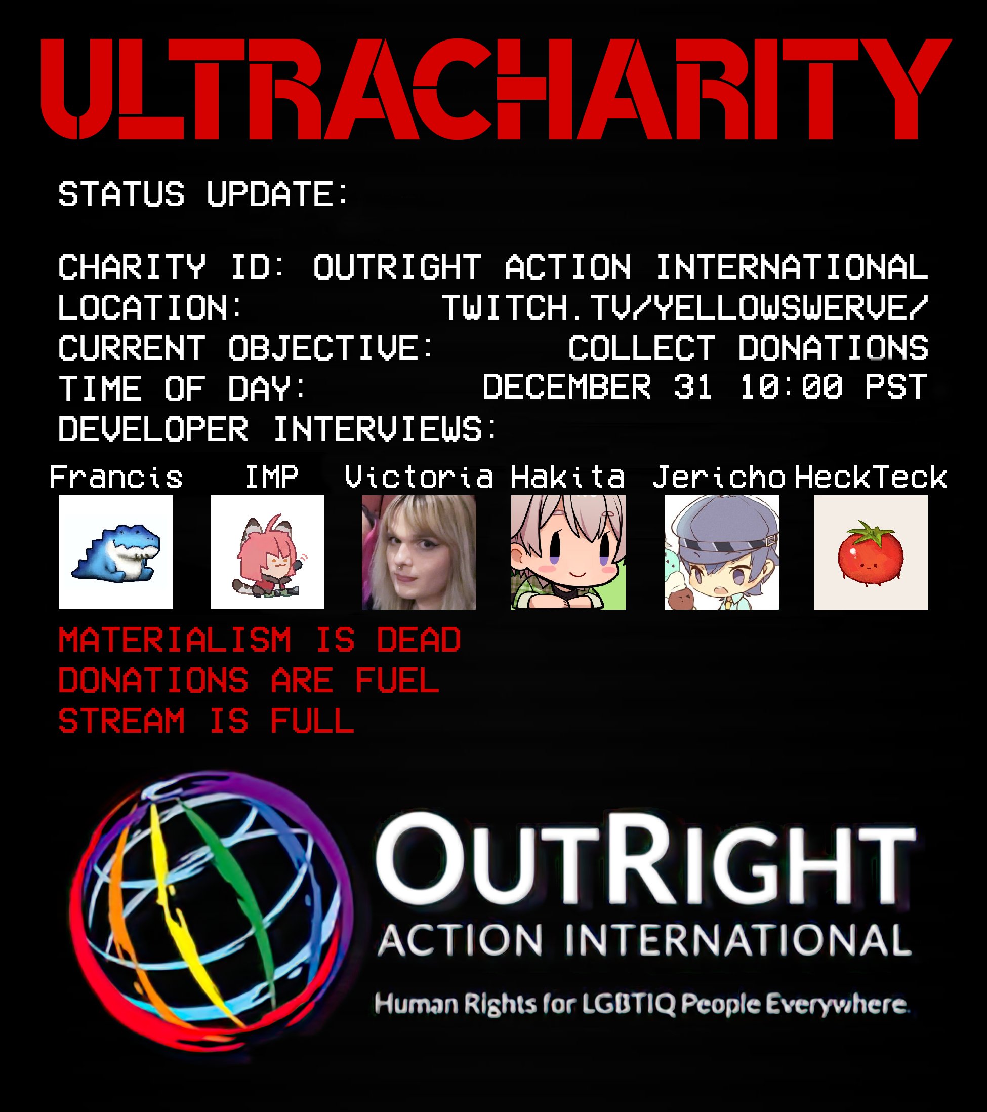 The Return Of ULTRACHARITY!