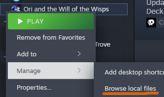 Steam Browse Local Files