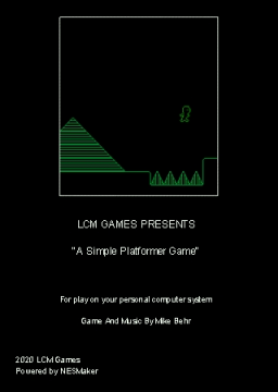 a simple platformer game Nes