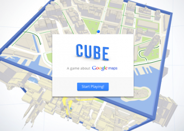 CUBE - A game about Google maps