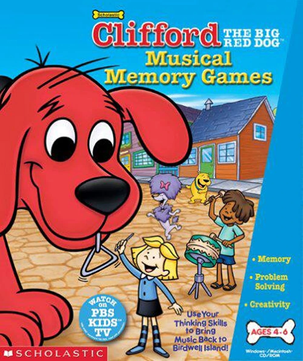 Clifford the Big Red Dog: Musical Memory Games