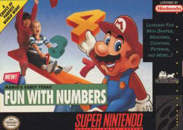 Mario's Early Years! Fun With Numbers