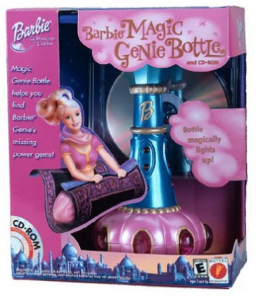 Barbie Magic Genie Bottle & CD-ROM