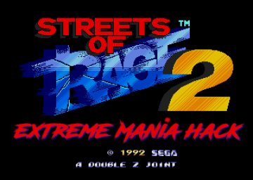 Streets of Rage 2 - Extreme Mania Hack