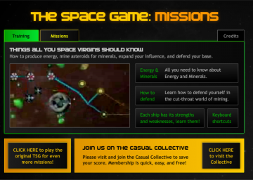 The Space Game: Missions