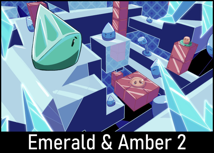 Emerald and Amber Crystal Land