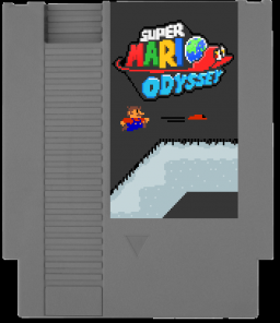 Super Mario Odyssey NES style