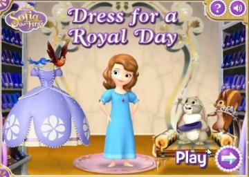 Sofia the First: Dress for a Royal Day