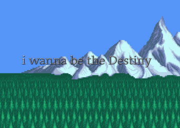 I Wanna Be The Destiny