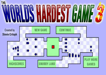 The World's Hardest Game - Walkthrough Level 1 