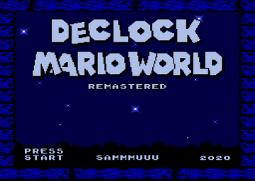 DeClock Mario World Remastered