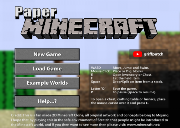 Paper Minecraft