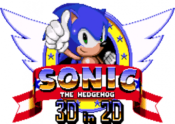 Sonic 3D in 2D