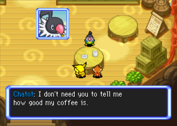 Pokémon Mystery Dungeon: Chatot Comes out of the Closet