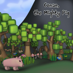 Conan the mighty pig