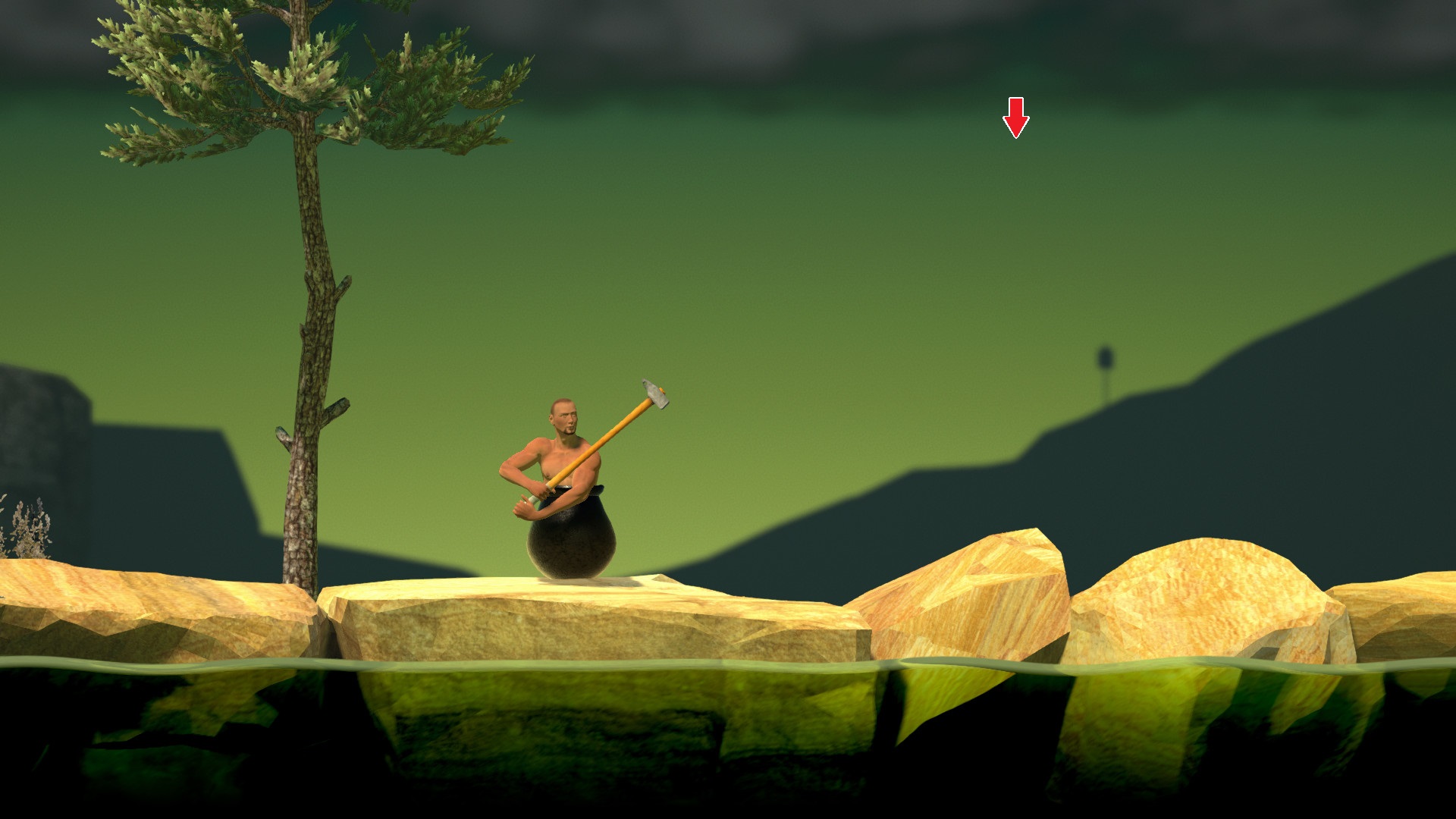 Getting Over It Speedrun World Record in 1:00.152 